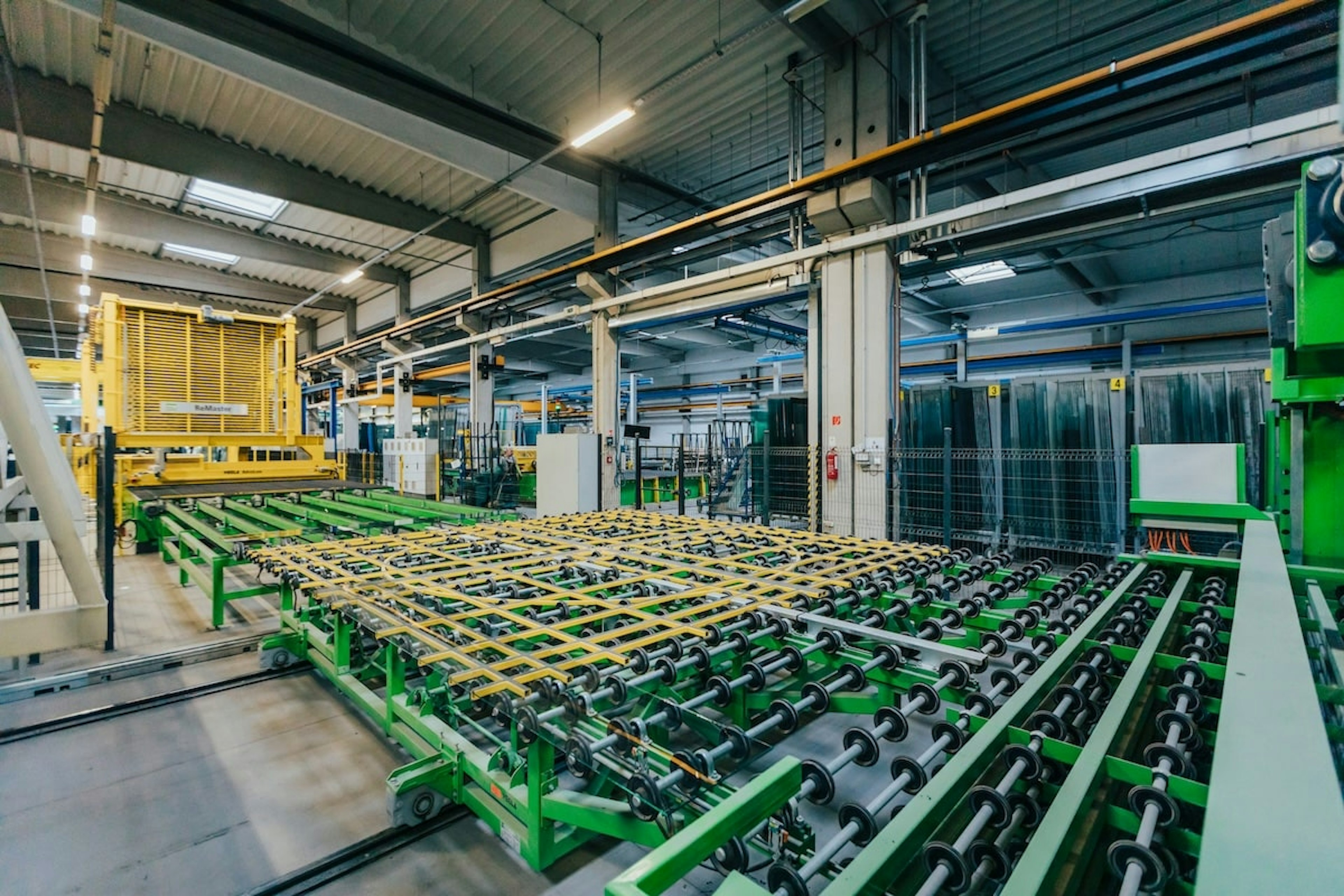 Glass cutting production line