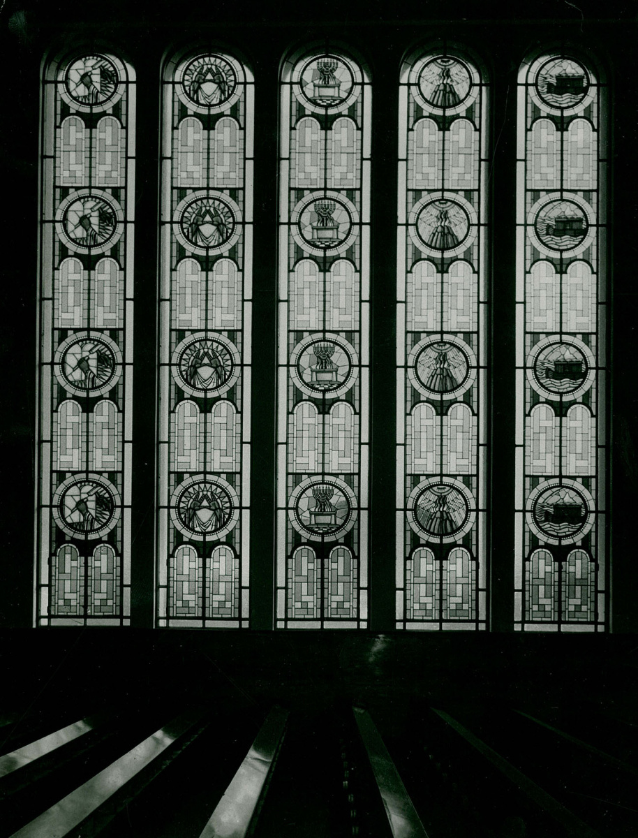 Eredeti ólomüveg ablakok - Déli ablaksor